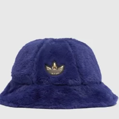Adidas Sport Faux Fur Bucket Hat - Blue