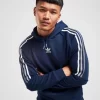 Adidas Tri-Tone 3-Stripes Overhead Hoodie - Navy