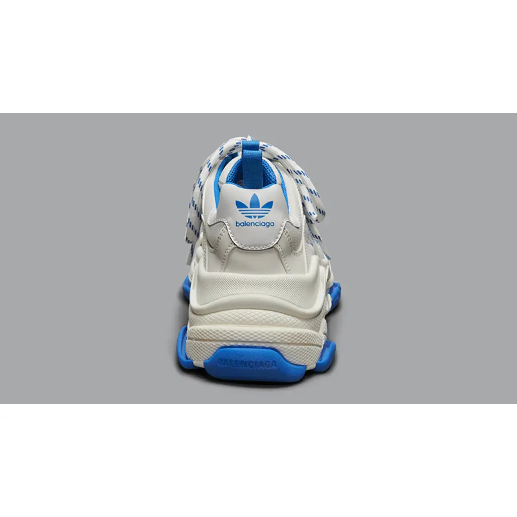 Adidas X Balenciaga Triple S White Blue - Image 5