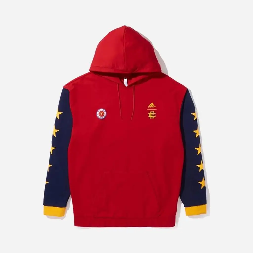 Adidas X Eric Emanuel McDonalds All American Hoodie - Red - Image 4