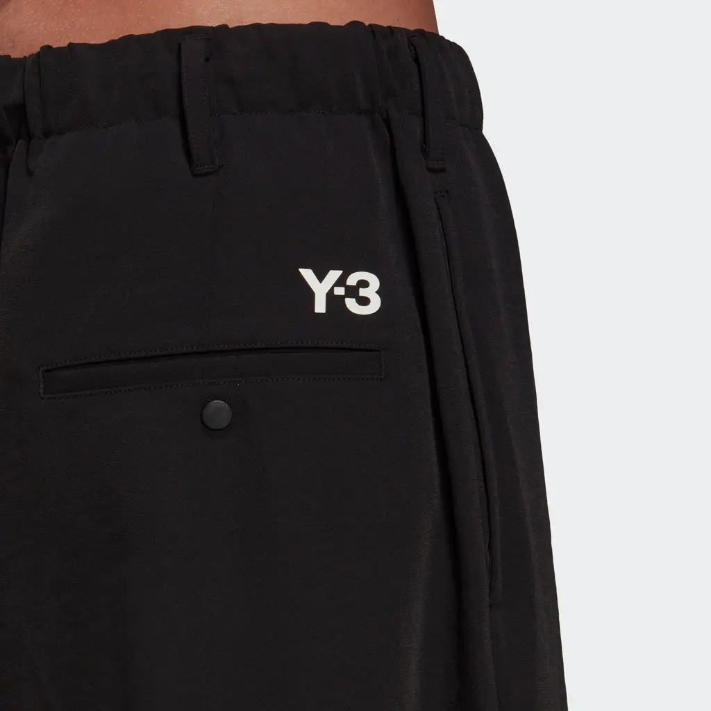 Adidas Y-3 CH1 Elegant 3-Stripes Shorts - Black - Image 4