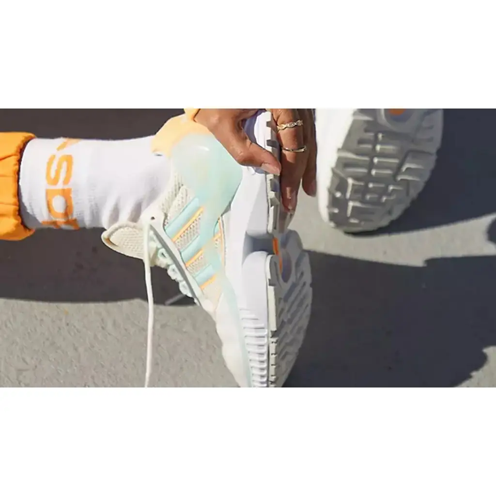 Adidas ZX Wavian Off White Blue Orange - Image 5