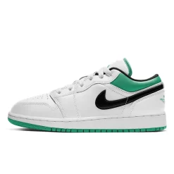 Nike Air Jordan 1 Low GS White Stadium Green