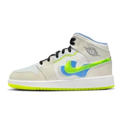 Nike Air Jordan 1 Mid GS Volt TPU