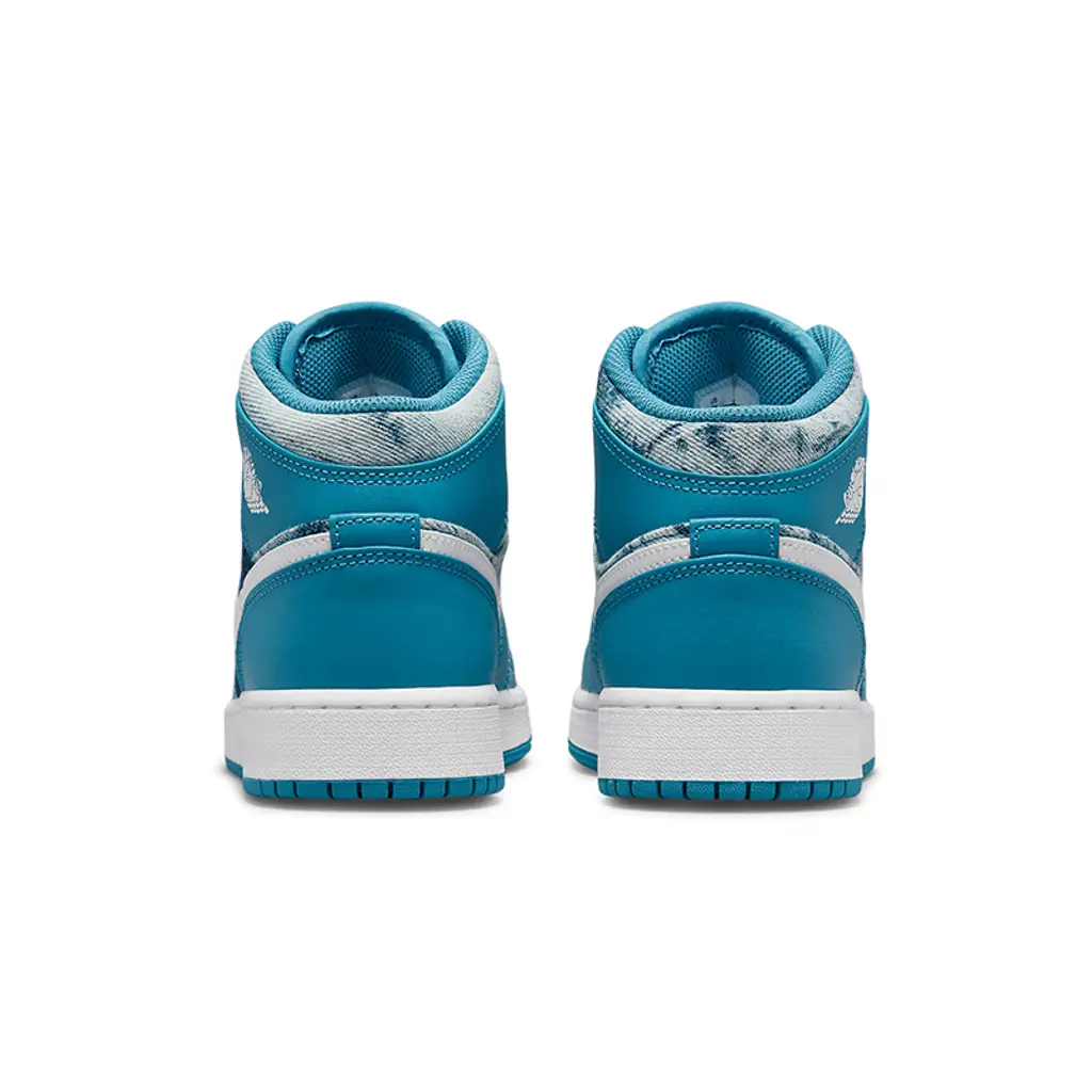 Nike Air Jordan 1 Mid GS Washed Denim - Image 4