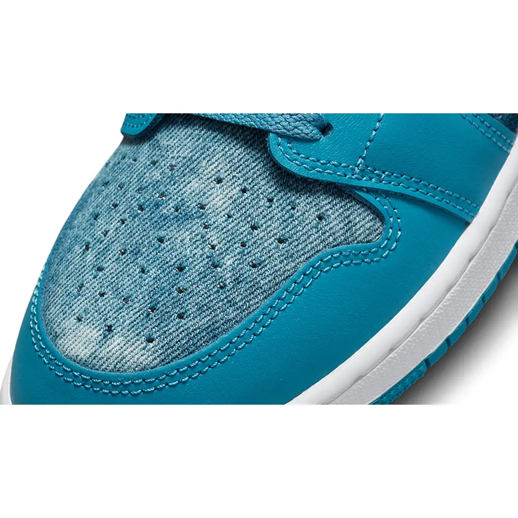 Nike Air Jordan 1 Mid GS Washed Denim - Image 5