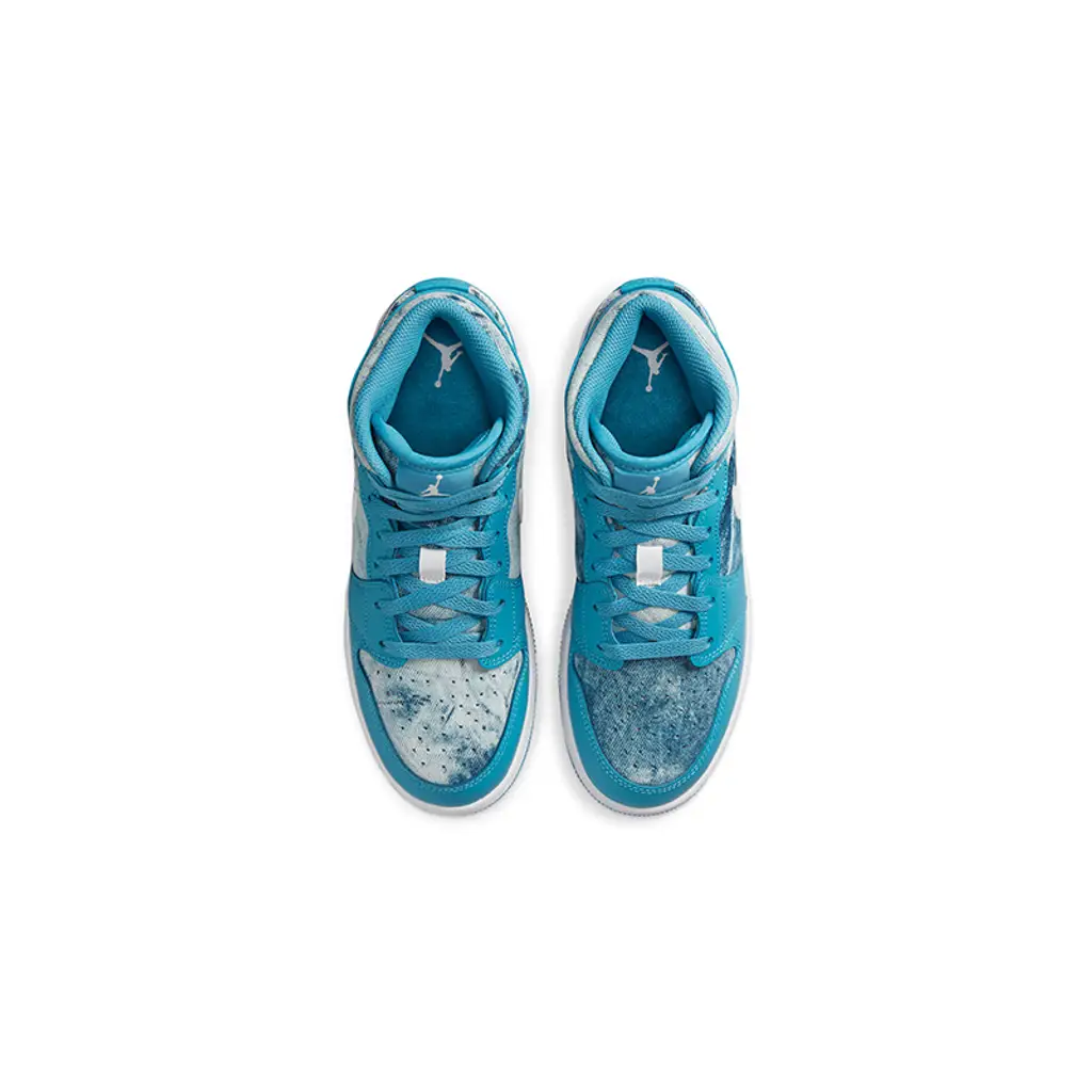 Nike Air Jordan 1 Mid GS Washed Denim - Image 3