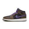 Nike Air Jordan 1 Mid GS Purple Mocha