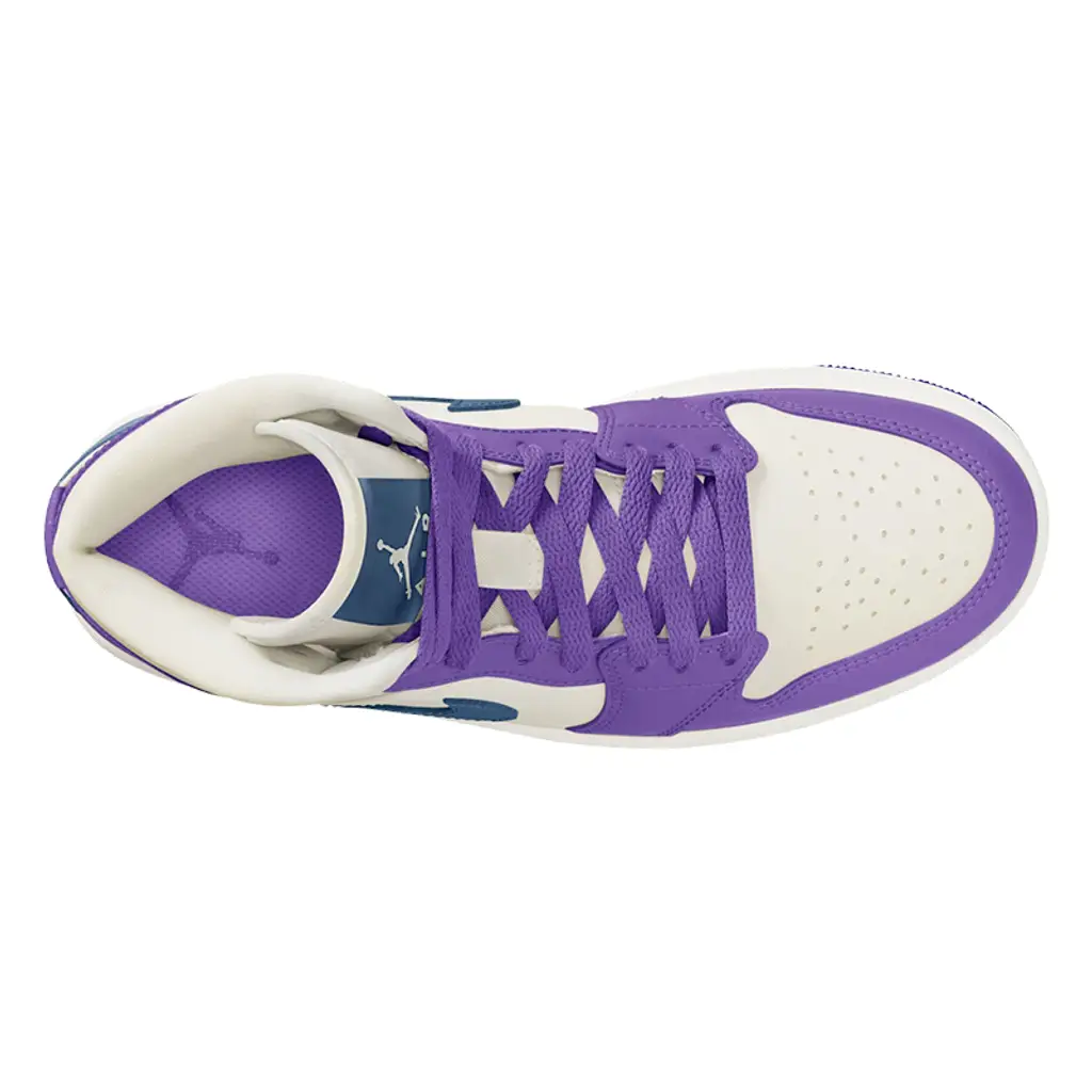 Nike Air Jordan 1 Mid Sail Purple - Image 2