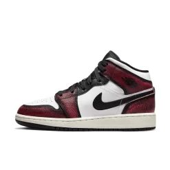 Nike Air Jordan 1 Mid SE GS Black Infrared 23