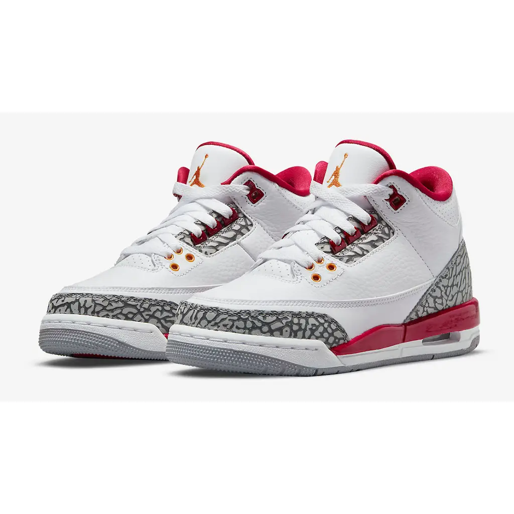 Nike Air Jordan 3 GS Cardinal - Image 2