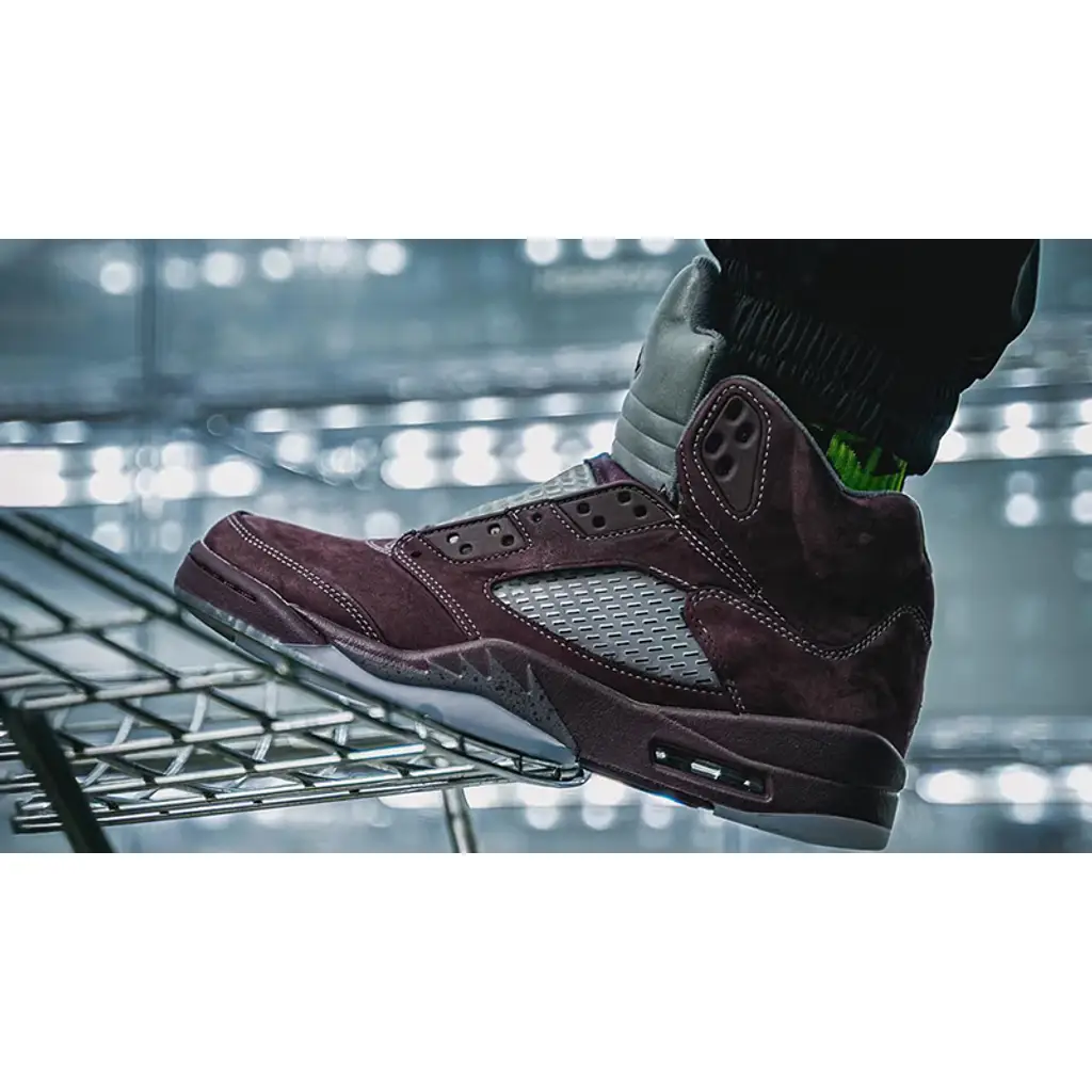 Nike Air Jordan 5 Burgundy - Image 8