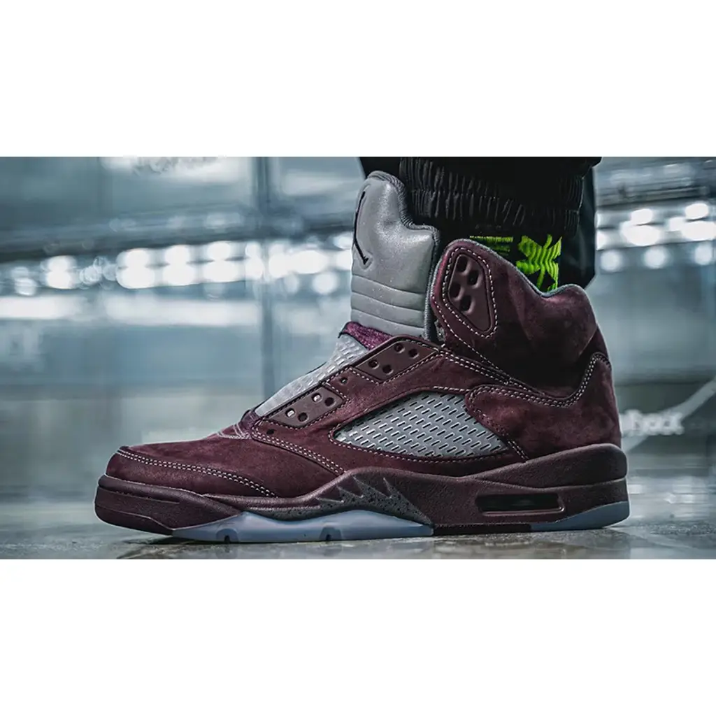 Nike Air Jordan 5 Burgundy - Image 6