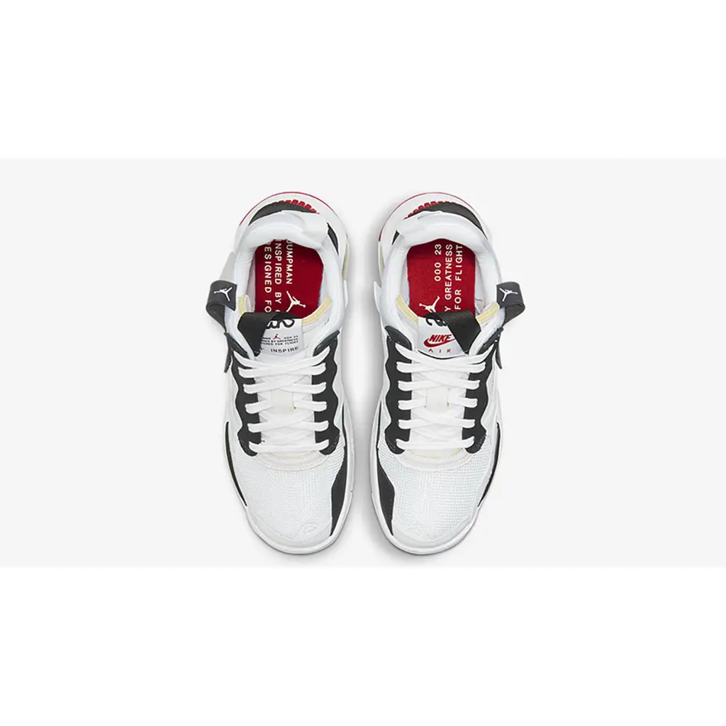 Nike Air Jordan MA2 White Black Fire Red - Image 3