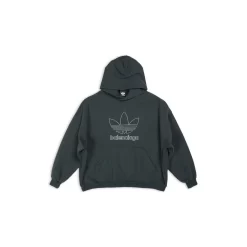 Balenciaga X Adidas Large Fit Hoodie - Green