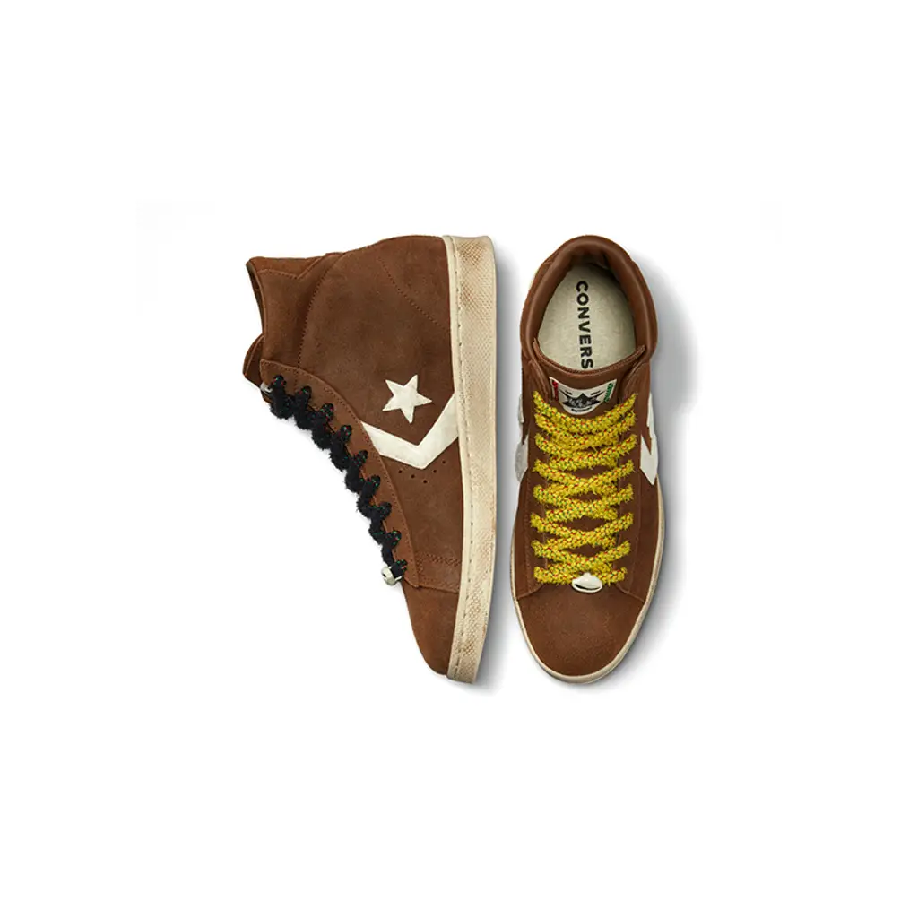 Barriers X Converse Pro Leather High Brown - Image 3