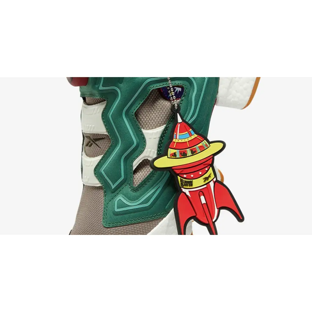 BBC X Reebok Instapump Fury Boost Green Stone Grey - Image 4