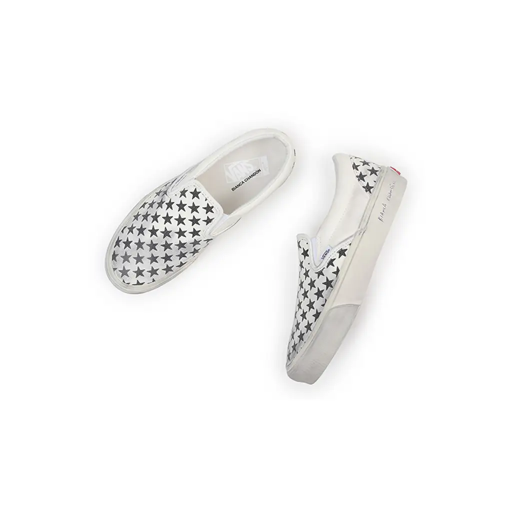 Bianca Chand么n X Vans Slip-On White - Image 4