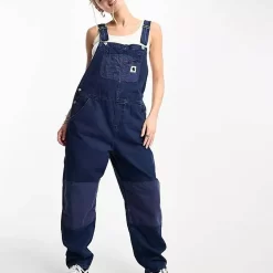 Carhartt WIP Alma Denim Overalls - Blue