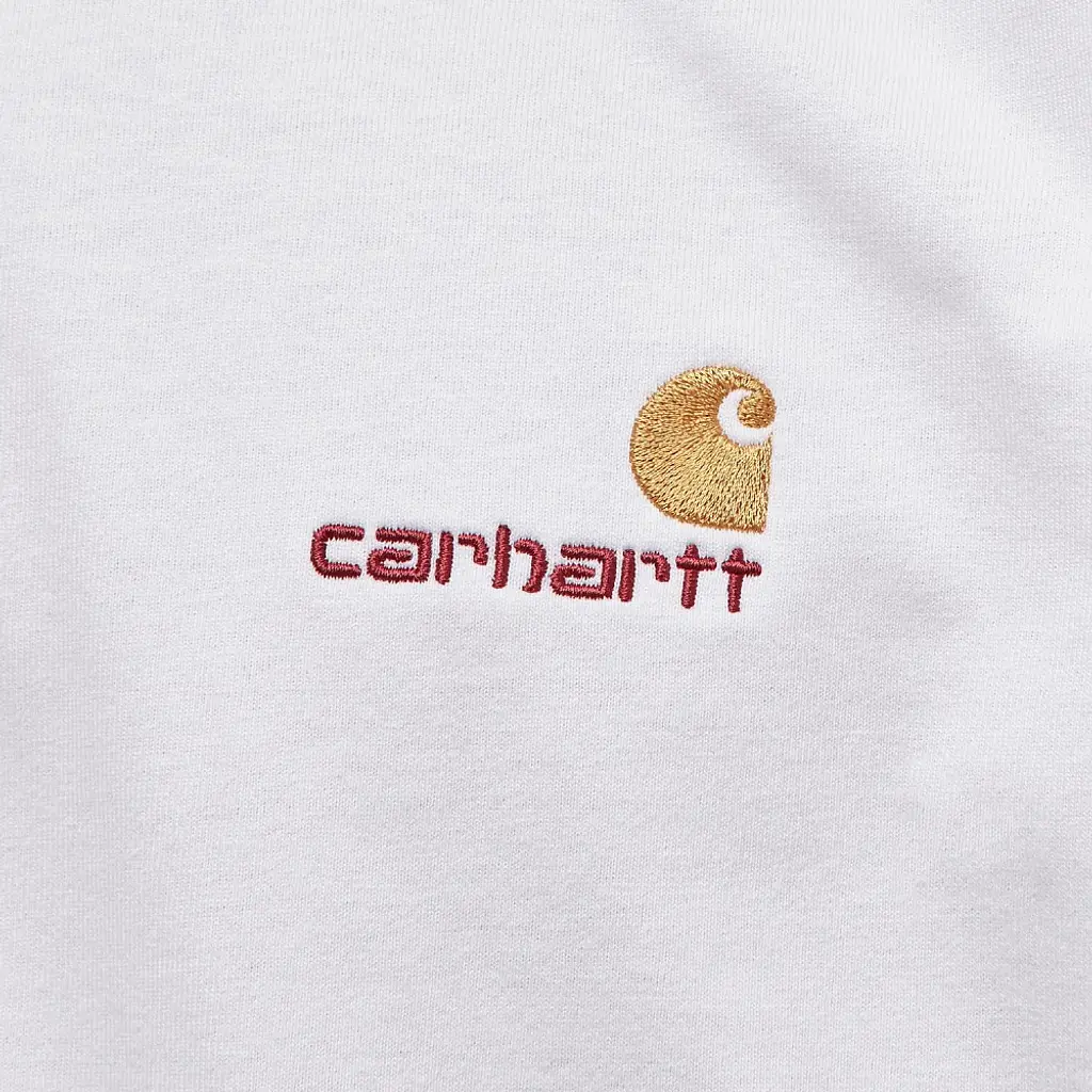 Carhartt WIP American Script T-Shirt - White - Image 3