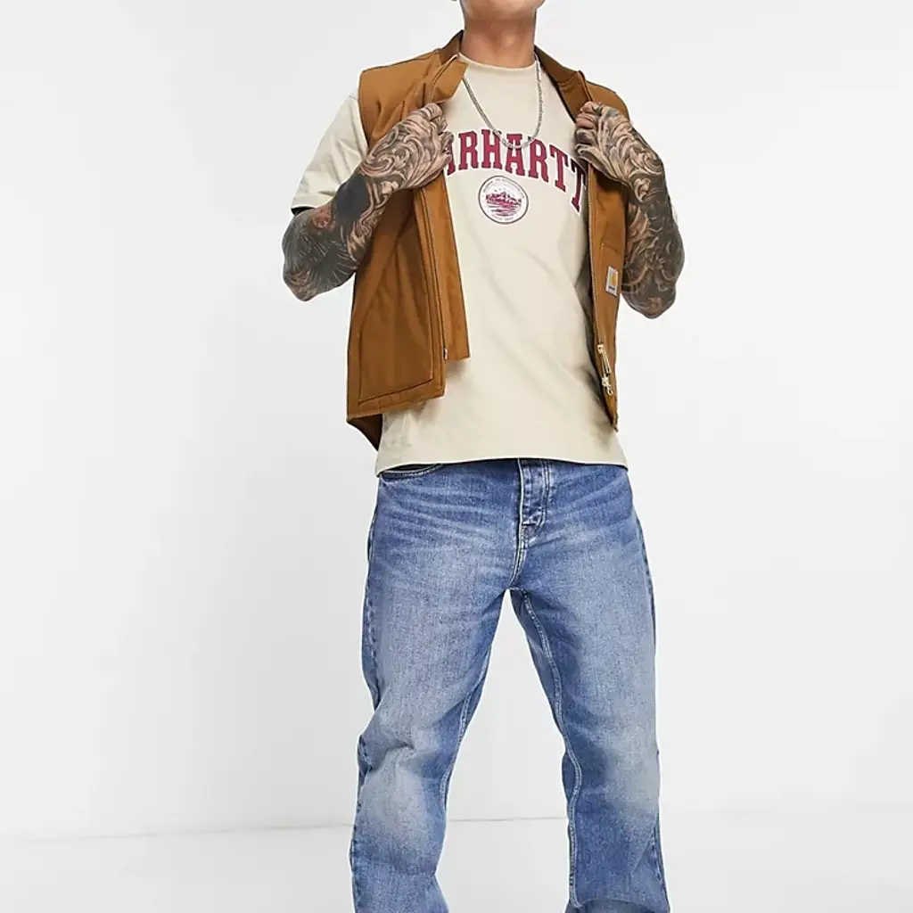 Carhartt WIP Berkeley Script T-Shirt - Beige - Image 4