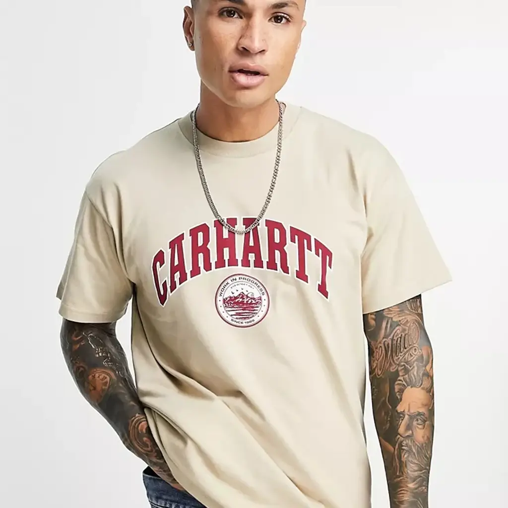 Carhartt WIP Berkeley Script T-Shirt - Beige