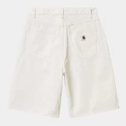 Carhartt WIP Brandon Denim Shorts - White