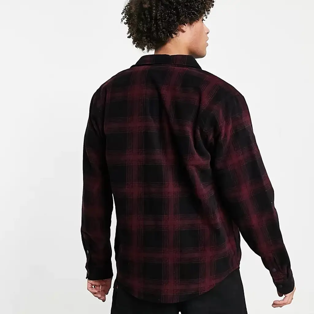 Carhartt WIP Dustin Fleece Lined Check Overshirt - Red - Image 2