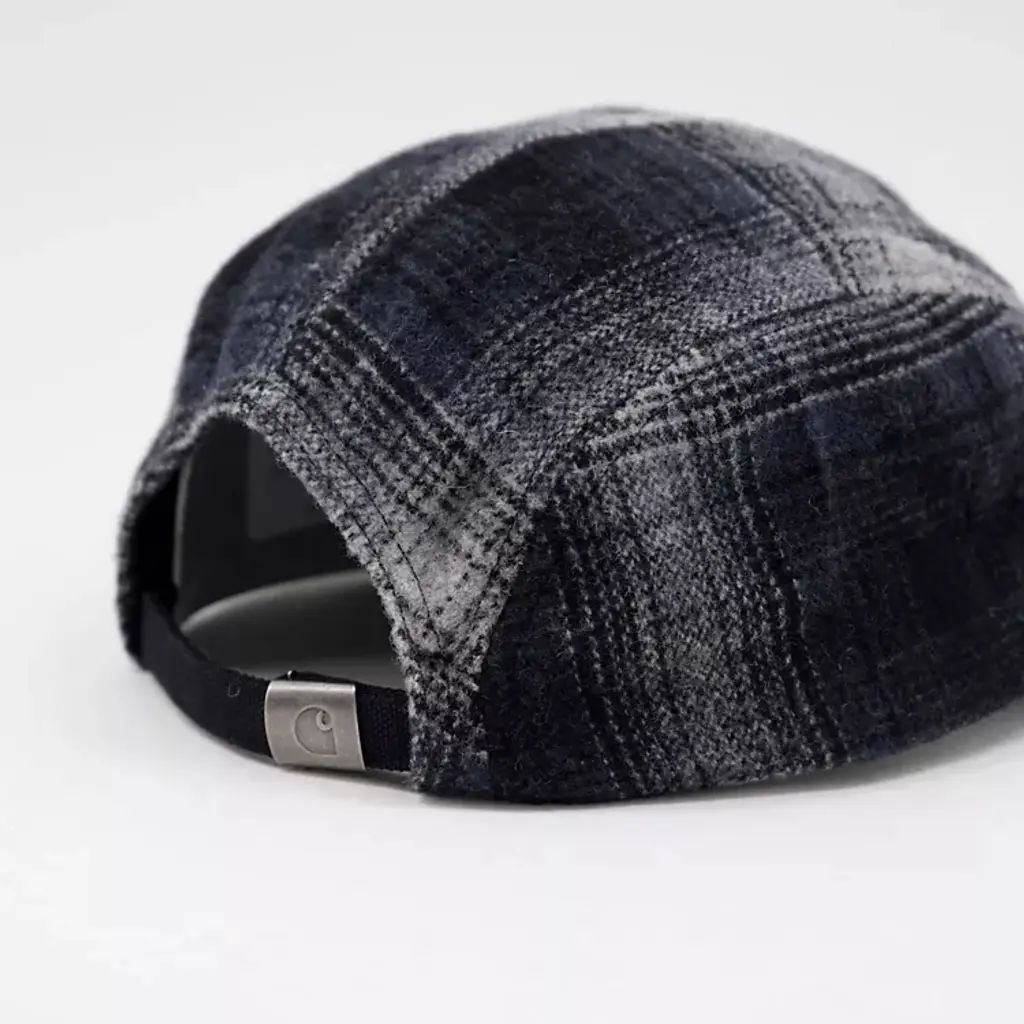 Carhartt WIP Highland Check 6 Panel Cap - Black - Image 2