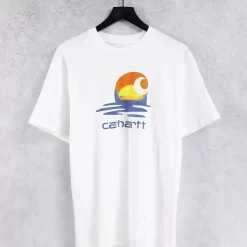 Carhartt WIP Lagoon C T-Shirt - White