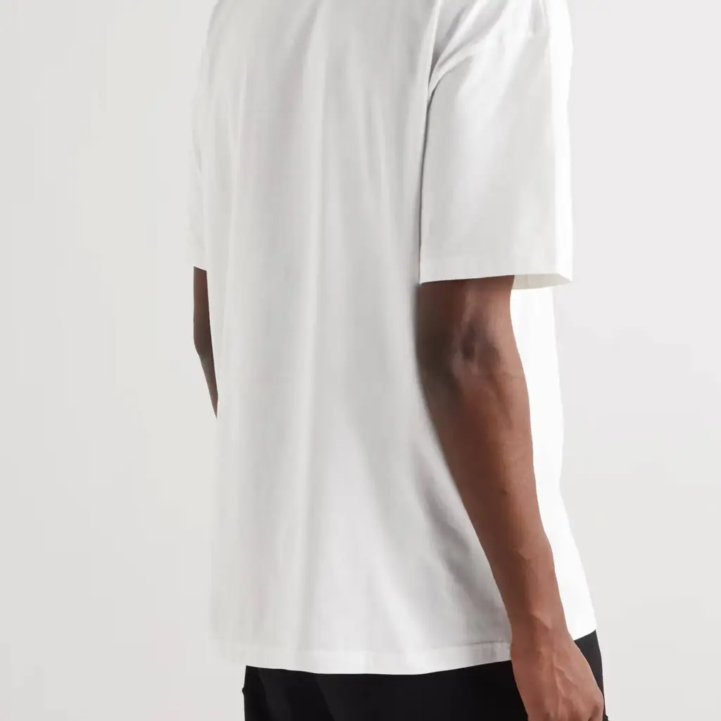 Carhartt WIP Logo-Print Cotton-Jersey T-Shirt - White - Image 2