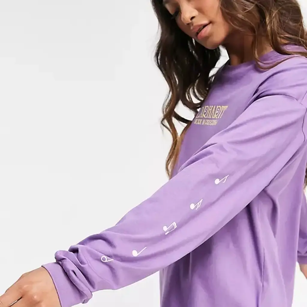 Carhartt WIP Relaxed Long Sleeve T-Shirt - Aster - Image 3