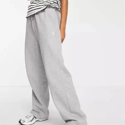 Carhartt WIP Relaxed Straight Leg Boyfriend Joggers - Grey Heather