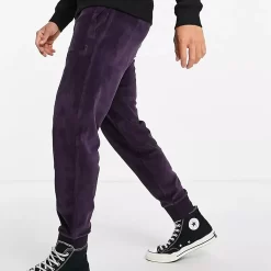 Carhartt WIP United Script Velvet Joggers - Purple