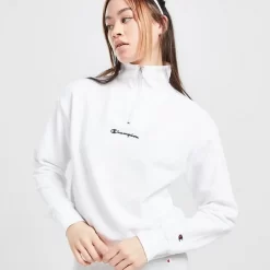 Champion 1/4 Zip Track Top - White