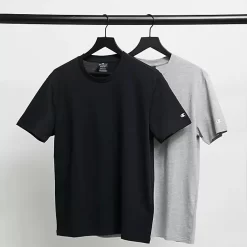 Champion 2 Pack T-Shirt Grey Black - Grey Black