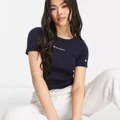 Champion Crew Neck T-Shirt - Navy