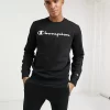 Champion Large Logo Sweatshirt - Black