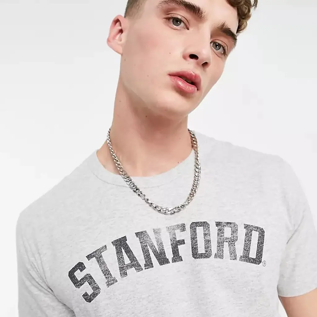 Champion Reverse Weave Stanford T-Shirt - Grey - Image 3