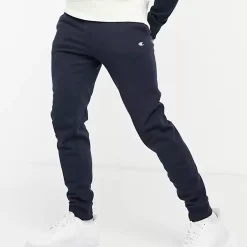 Champion Small Logo Tracksuit Bottoms - Navy