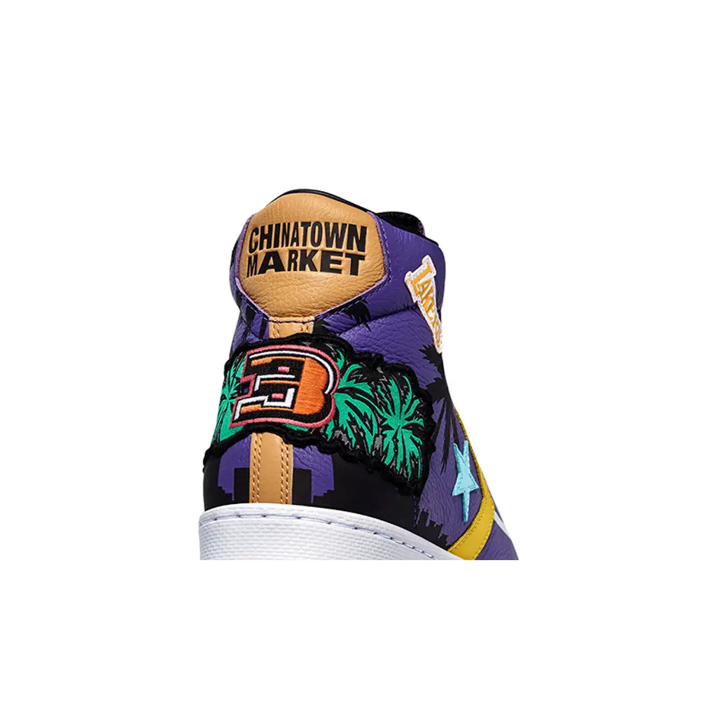 Chinatown Market X Converse Pro Lakers Championship Jacket Hi Violet - Image 10