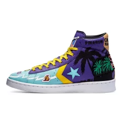 Chinatown Market X Converse Pro Lakers Championship Jacket Hi Violet