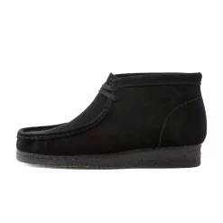 Clarks Originals Wallabee Boot Black Suede