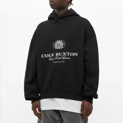 Cole Buxton Crest Logo Hoody - Black