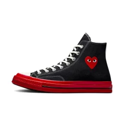 Comme Des Garcons Play X Converse Chuck 70 High Black Red
