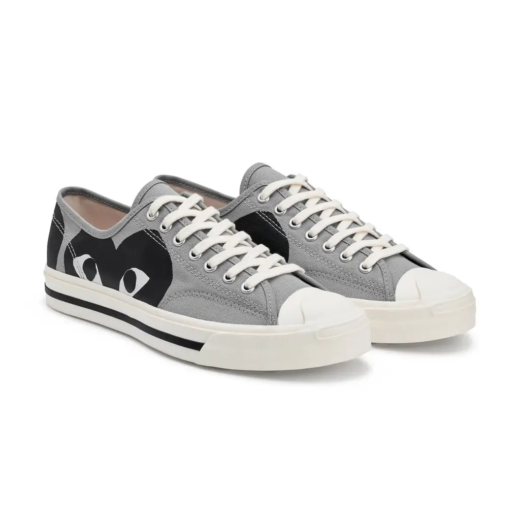Comme Des Garcons X Converse Jack Purcell Black - Image 2