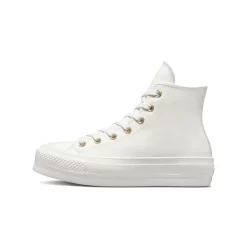 Converse Chuck Taylor Lift Platform High Mono White Gold