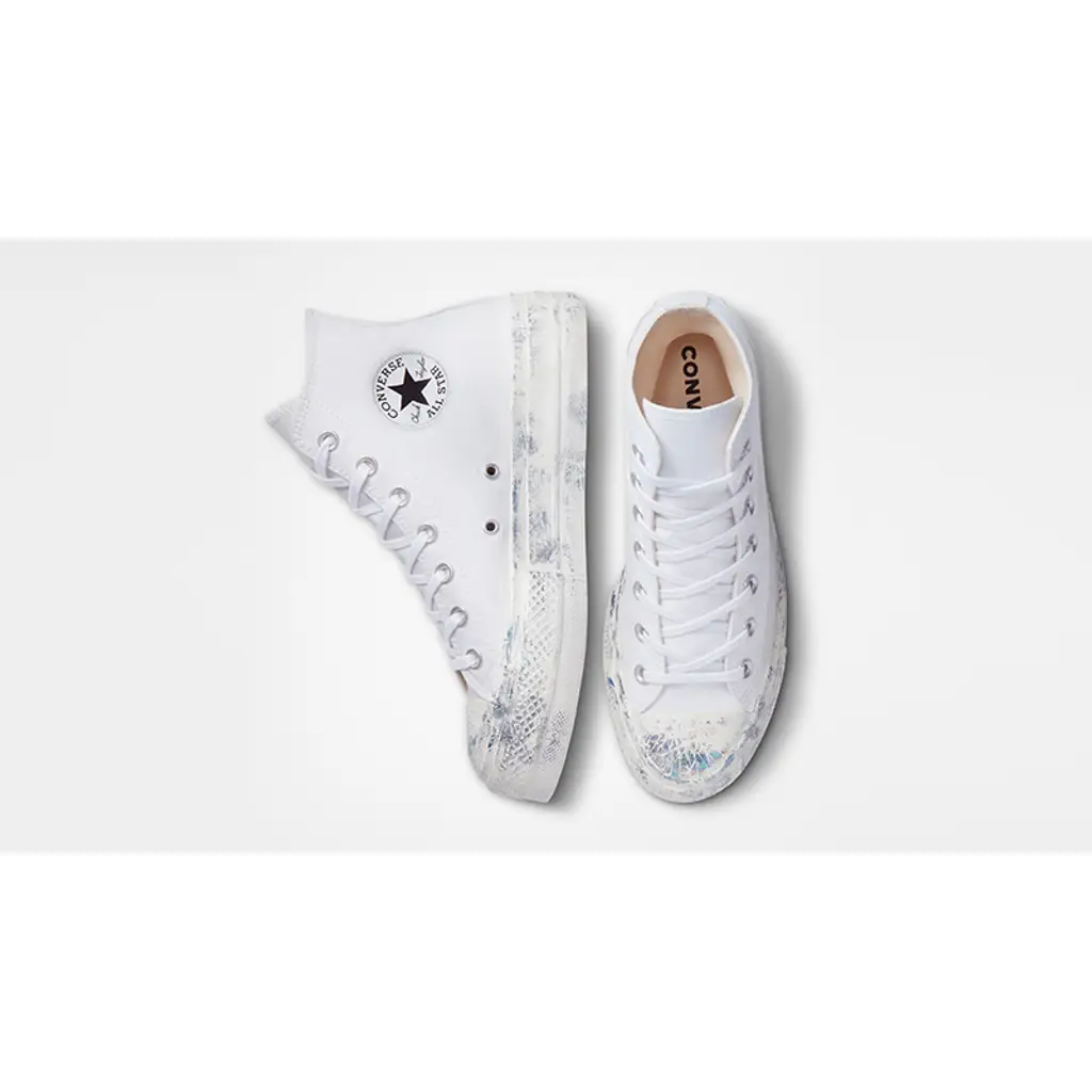 Converse Chuck Taylor Lift Platform High White Iridescent - Image 3