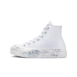 Converse Chuck Taylor Lift Platform High White Iridescent