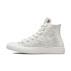 Converse Chuck Taylor Metallic Shimmer Hi White Silver